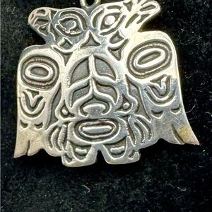 Sterling Silver Tribal Pendant